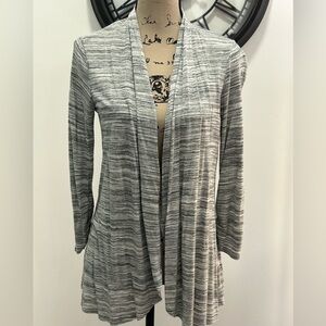 Apt 9 heather gray open front cardigan.  small